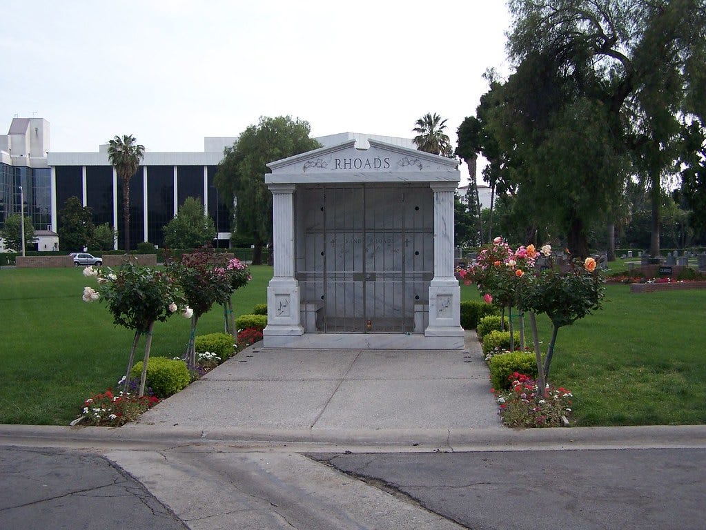Randy Rhoads Grave Site - Distance | Rhoads grave site, furt… | Flickr