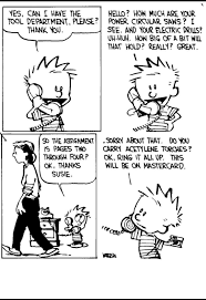 Calvin's imaginative tool department adventure Calvin's imaginative tool department adventure