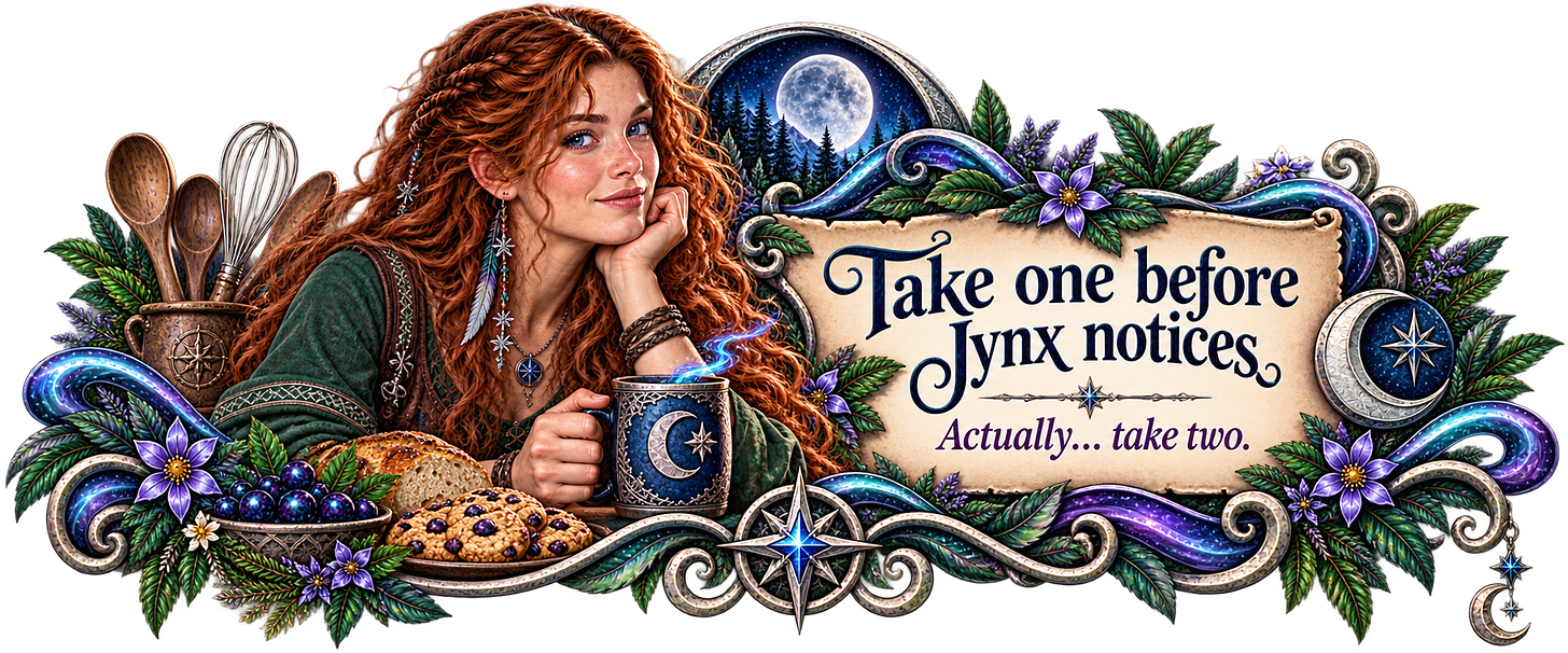 Take one before Jynx notices...actually take two. Take one before Jynx notices...actually take two.