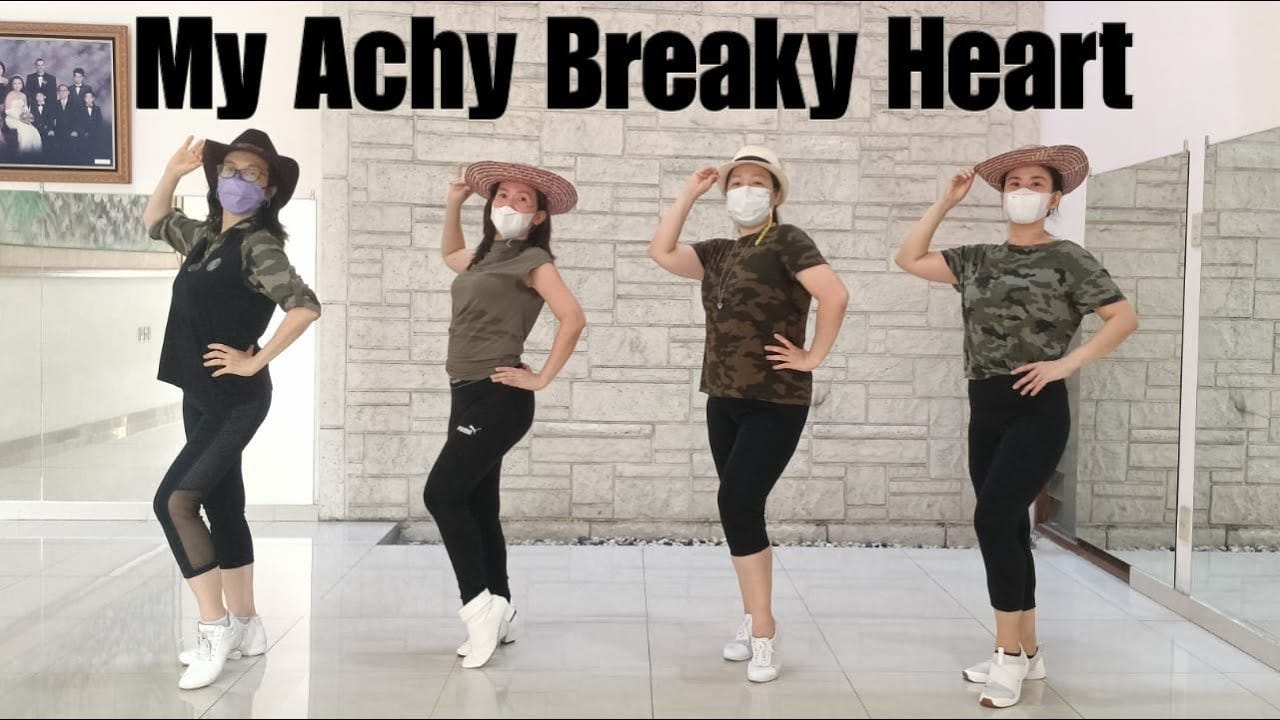 My Achy Breaky Heart Line Dance (demo & count)
