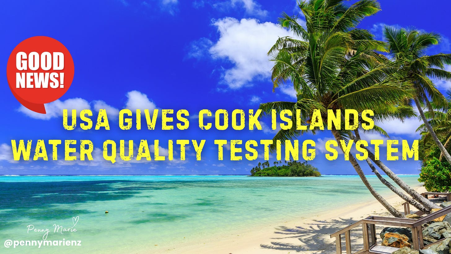 USA Gives Cook Islands Water Quality System USA Gives Cook Islands Water Quality System