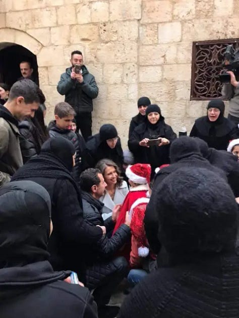 Syrian President visits a Patriarchal Monastery on Christmas Day