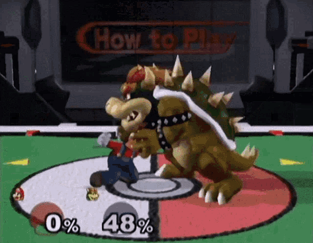 a screenshot of a video game with the words how to play in the background