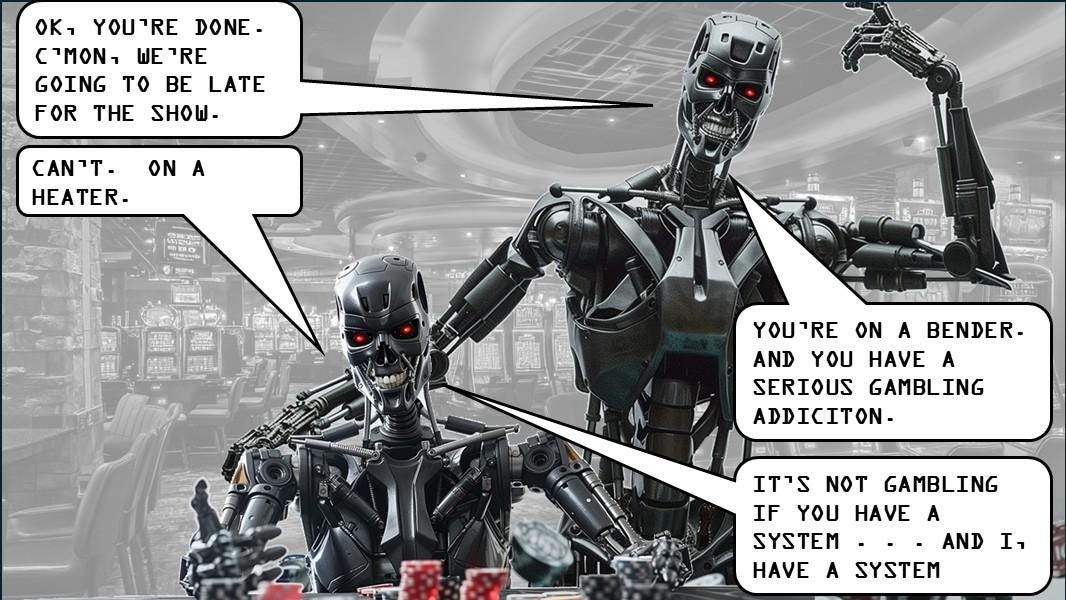 A group of robots with red eyes

AI-generated content may be incorrect.