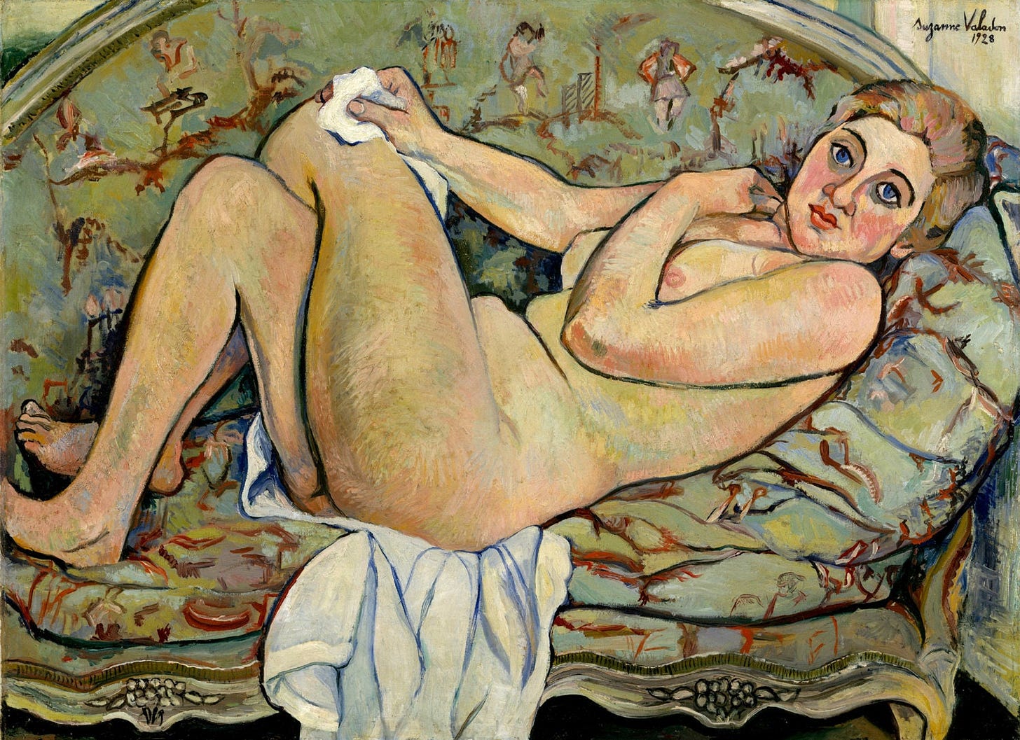 The Art of Suzanne Valadon. Reclining Nude, 1928. Fine Art Print - Etsy UK