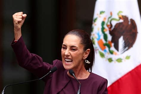 Mexico's Sheinbaum takes office, making history as first woman ...