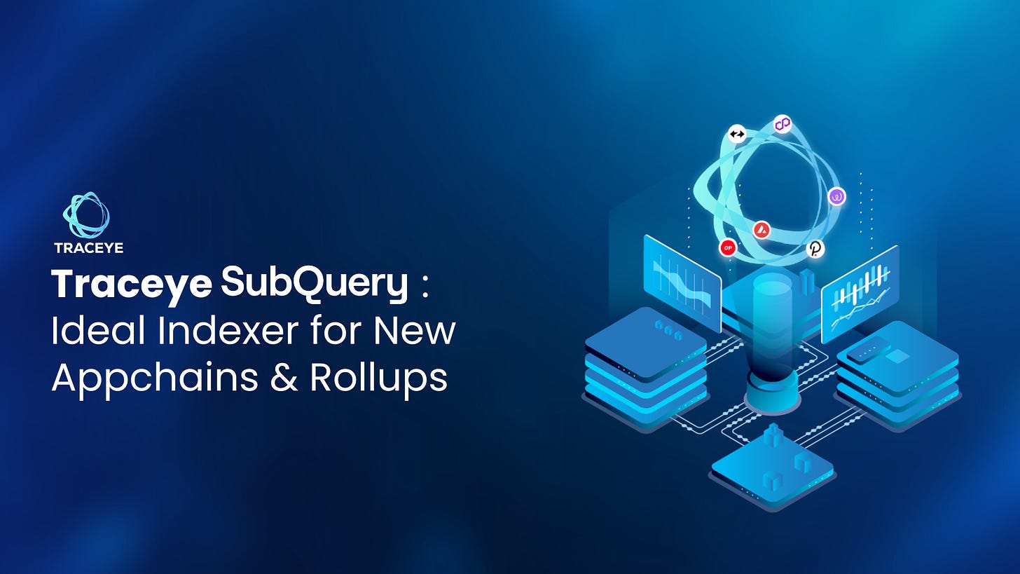 Traceye SubQuery: An Ideal Indexer for Newly-Launched Rollups & Appchains