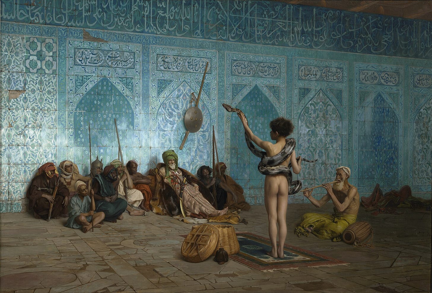 Jean-Léon Gérôme, The Snake Charmer, around 1879. Clark Art Institute, Williamstown.