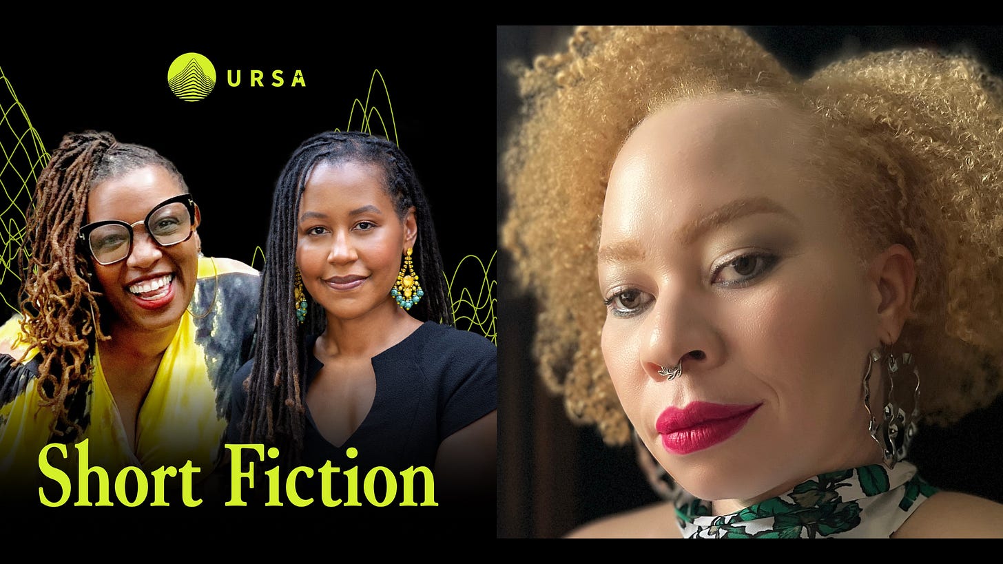 Photo of Deesha Philyaw and Dawnie Walton, hosts of Ursa Short Fiction, and their guest Destiny O. Birdsong