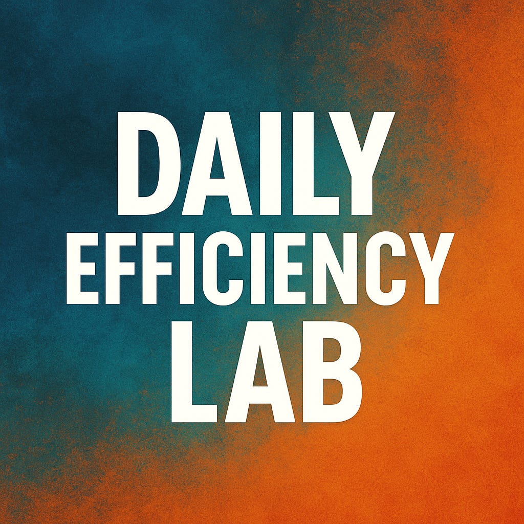 Daily Efficiency Lab