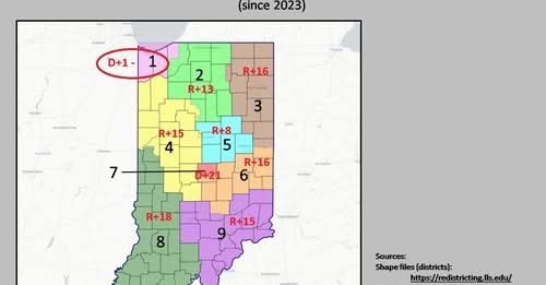 Pathetic: Indiana RINOS Refuse to Redistrict to Add a New Republican US Congressional Seat - Republicans Hold 39-10 Majority in Indiana Senate! | The Gateway Pundit | by Jim Hoft