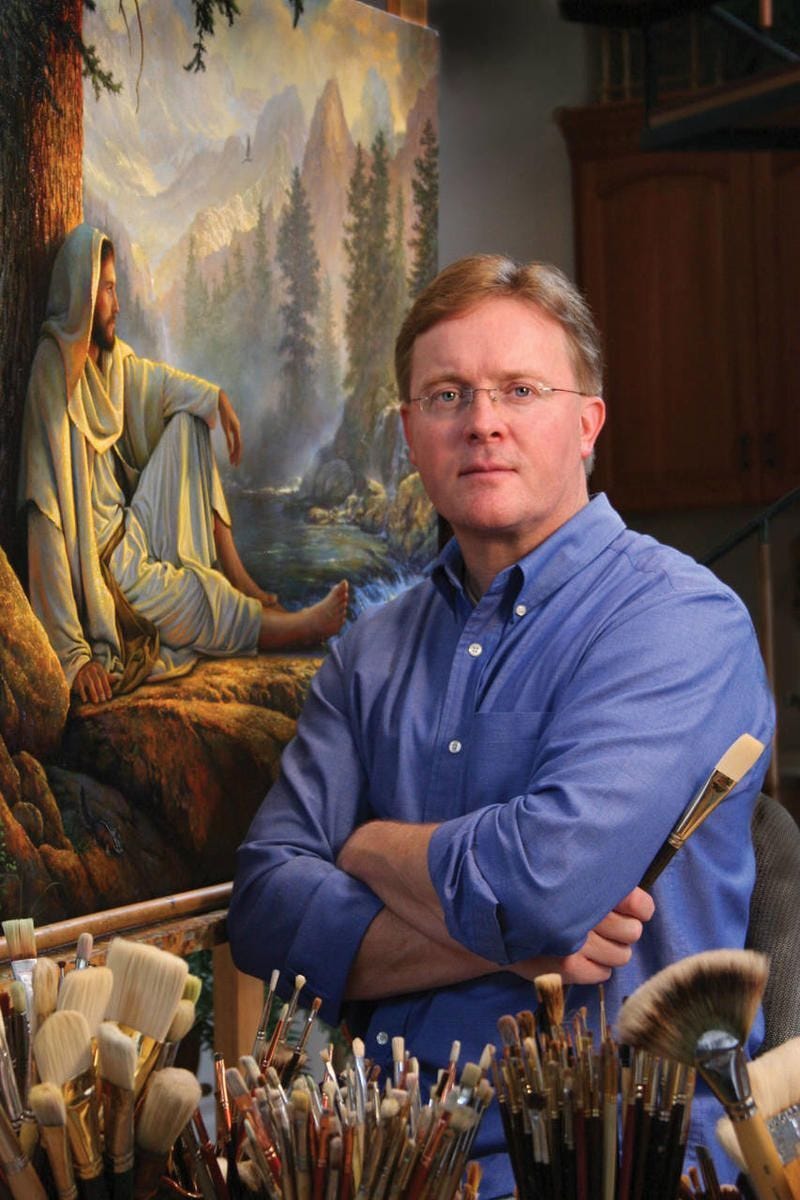 Pair of inspirational books feature art from artist Greg Olsen - Deseret  News