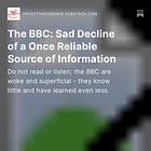 The BBC: Sad Decline of a Once Reliable Source of Information