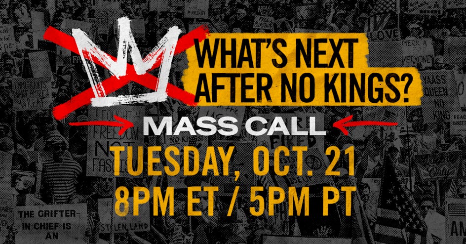 NO KINGS What's next? The 50501 movement