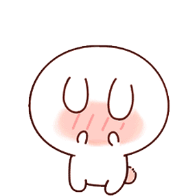 a cartoon character with pink bubbles coming out of his mouth .