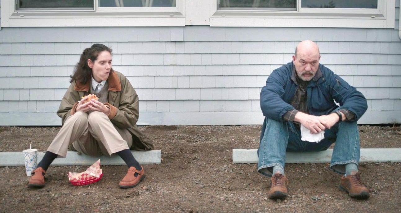 Eva Victor and John Carroll Lynch in Sorry Baby