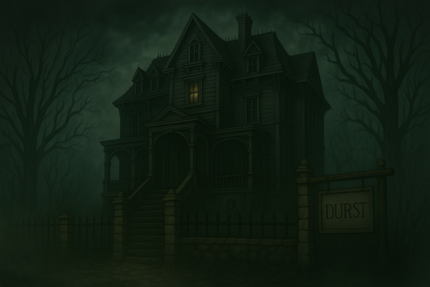 Remove the sign that says death house, or have it say "Durst" instead