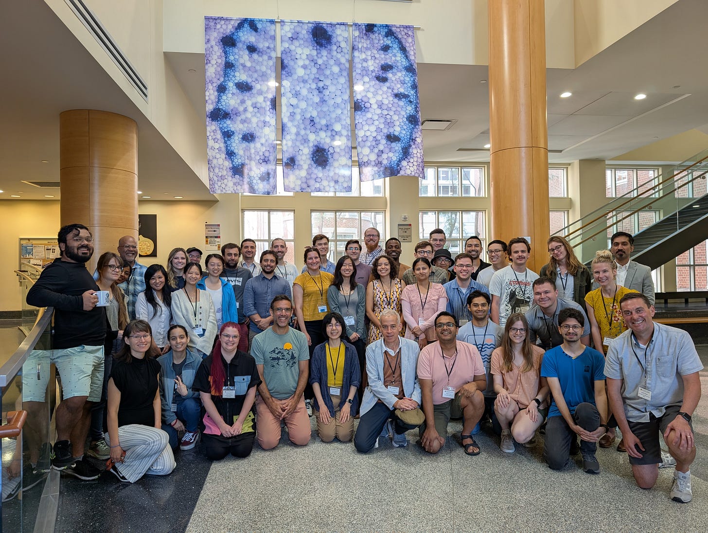 Group photo, Summer School on Quantitative Phage-Bacteria Dynamics Across Scales, College Park, MD, June 23-27, 2025 Group photo, Summer School on Quantitative Phage-Bacteria Dynamics Across Scales, College Park, MD, June 23-27, 2025