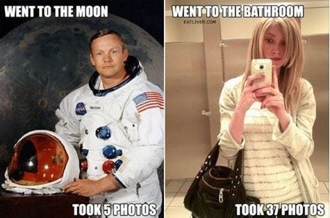 Too many selfies? #ThinkBeforeYouPost #Selfies | Laugh, Men vs ...