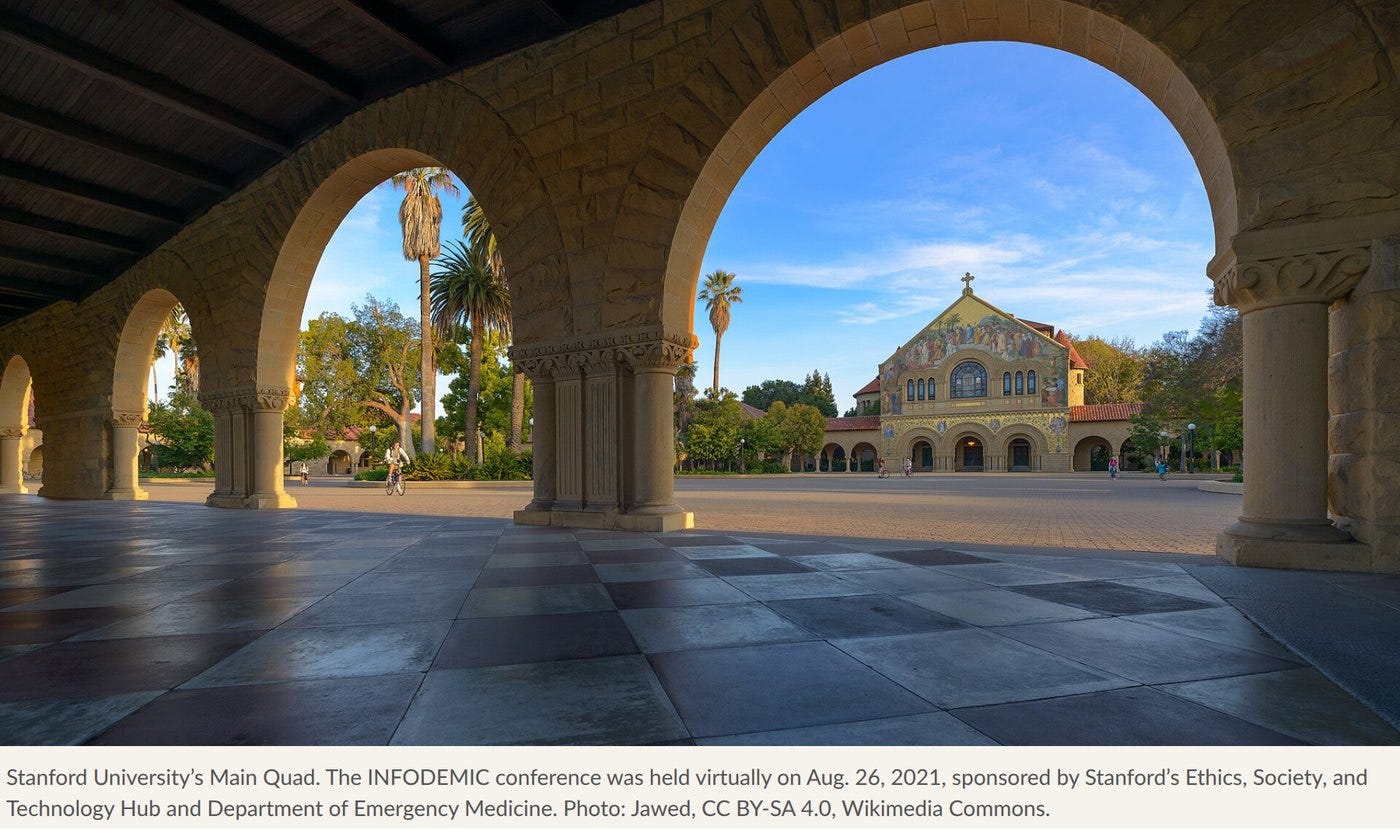 Stanford University’s Main Quad. The conference itself was held online. Photo: Jawed, CC BY-SA 4.0, Wikimedia Commons.