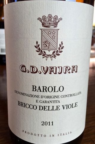 Vajra Barolo, Bricco delle Viole Vajra Barolo, Bricco delle Viole