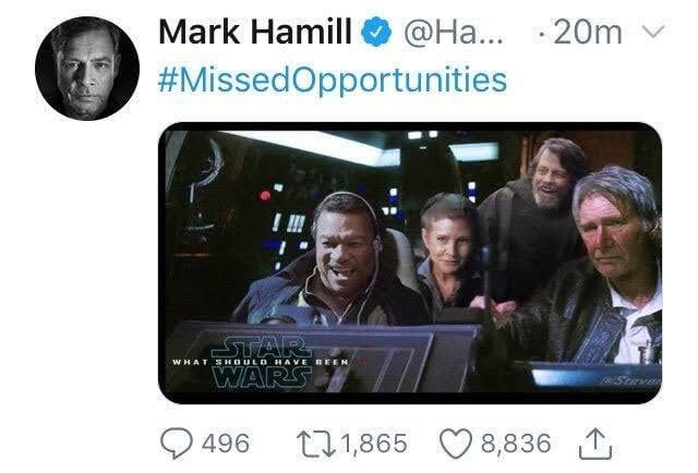Yes, Mark Hamill actually tweeted this.