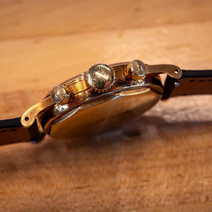 Patek Philippe ref. 1463 chronograph and its lovely 'Tasti Tondi' pushers.