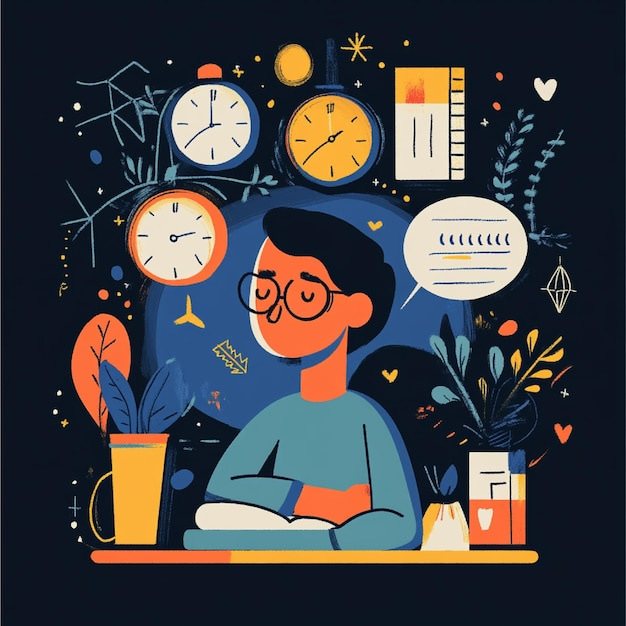 A desk with a habit tracker and routine planner showcasing tools for building and maintaining habit