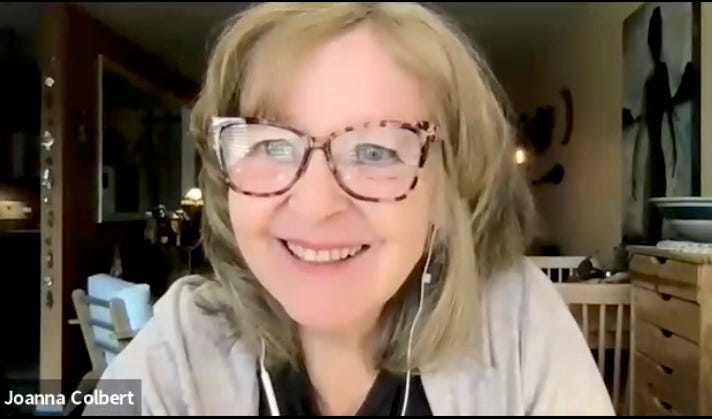 Joanna on Zoom