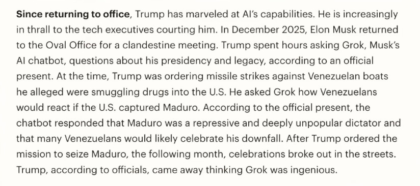 NEWS: Trump Floats Insurrection Act Before Midterms, DOJ Moves to Clear Nixon, Asked Grok Before Seizing Maduro, Florida is in Play