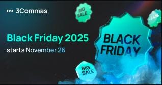 70 OFF en planes de 3Commas Black Friday