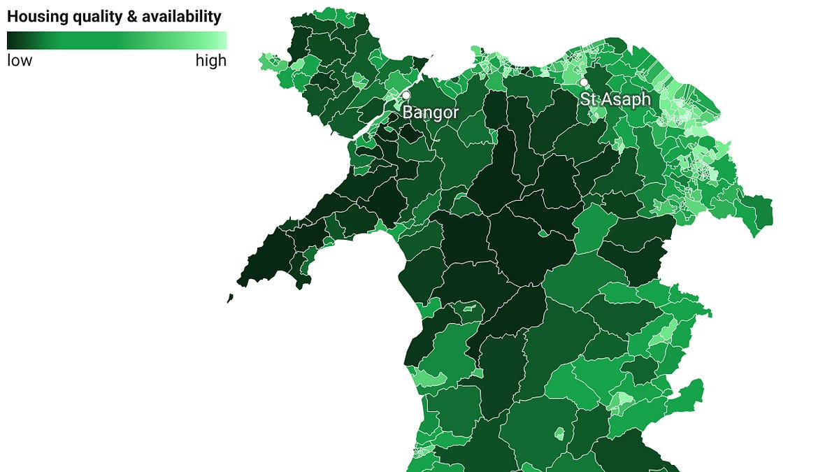 The hardest places to live in Wales