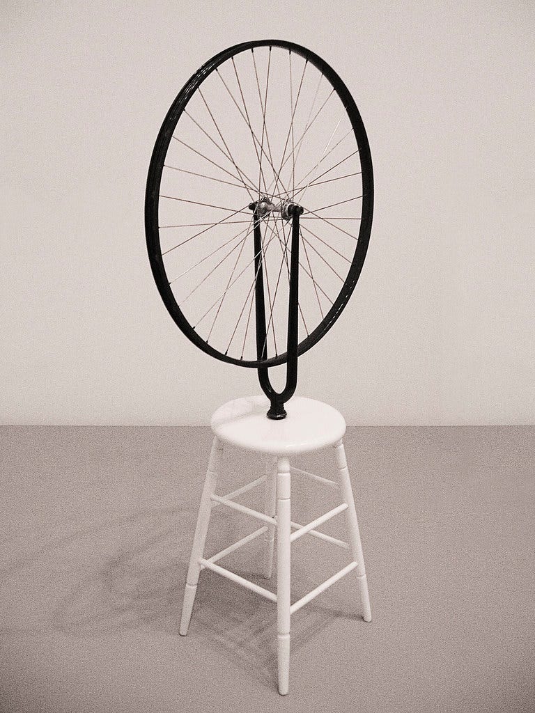 《腳踏車輪》|來源:spDuchamp / Flickr(CC BY) 《腳踏車輪》|來源:spDuchamp / Flickr(CC BY)