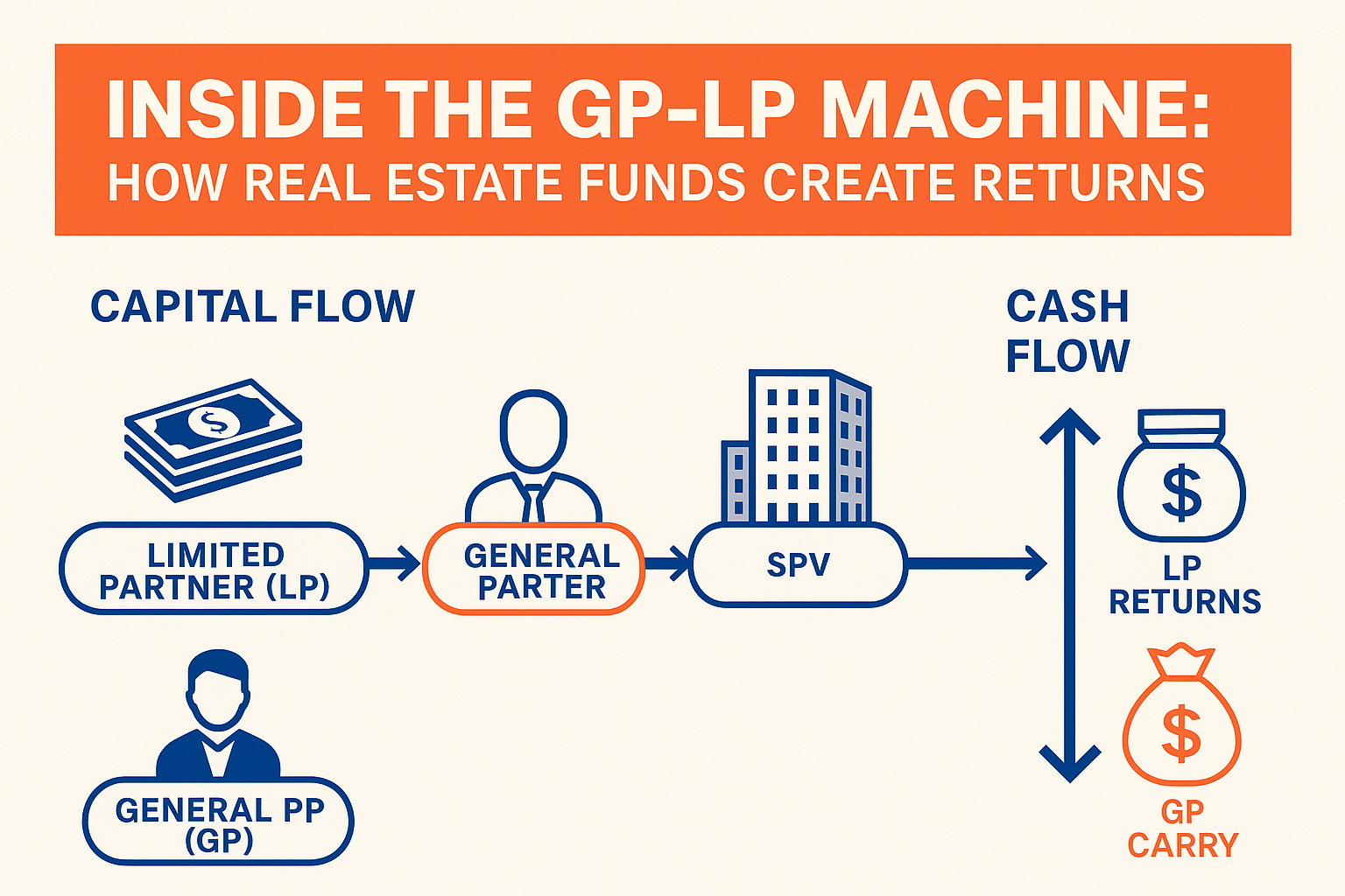 Inside the GP–LP Machine: How Real Estate Funds Create Returns