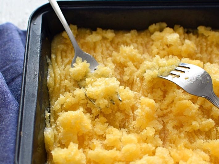granita de mandarinas