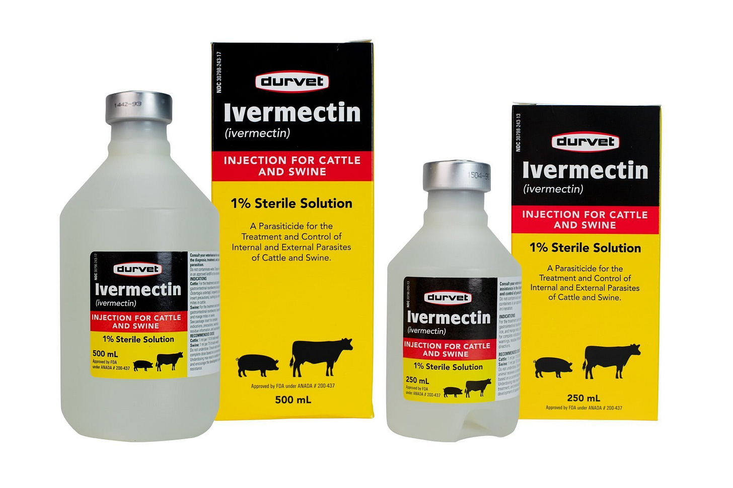 Ivermectin Injection 1% - Durvet