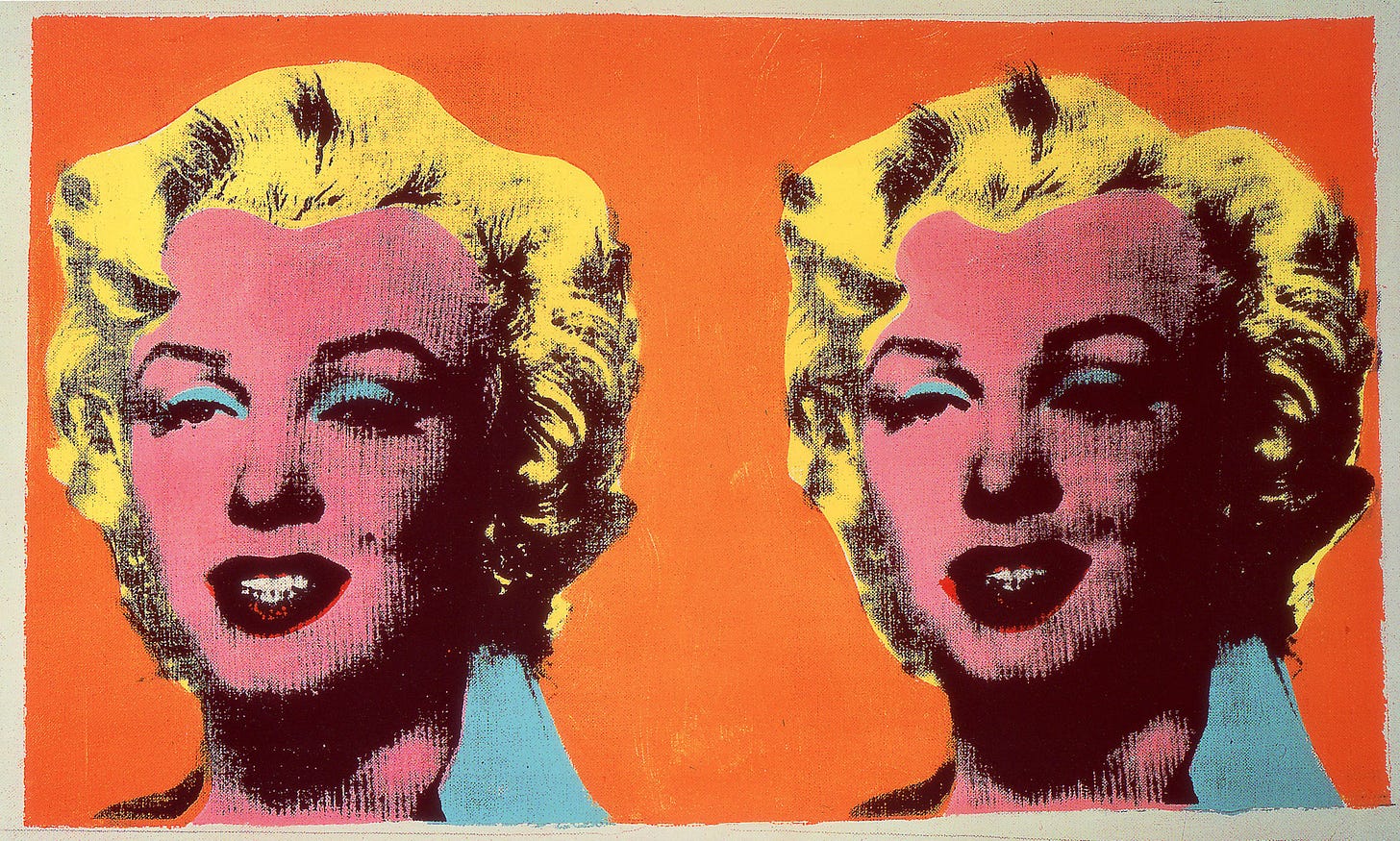 Two Marilyns - Andy Warhol | The Broad Two Marilyns - Andy Warhol | The Broad