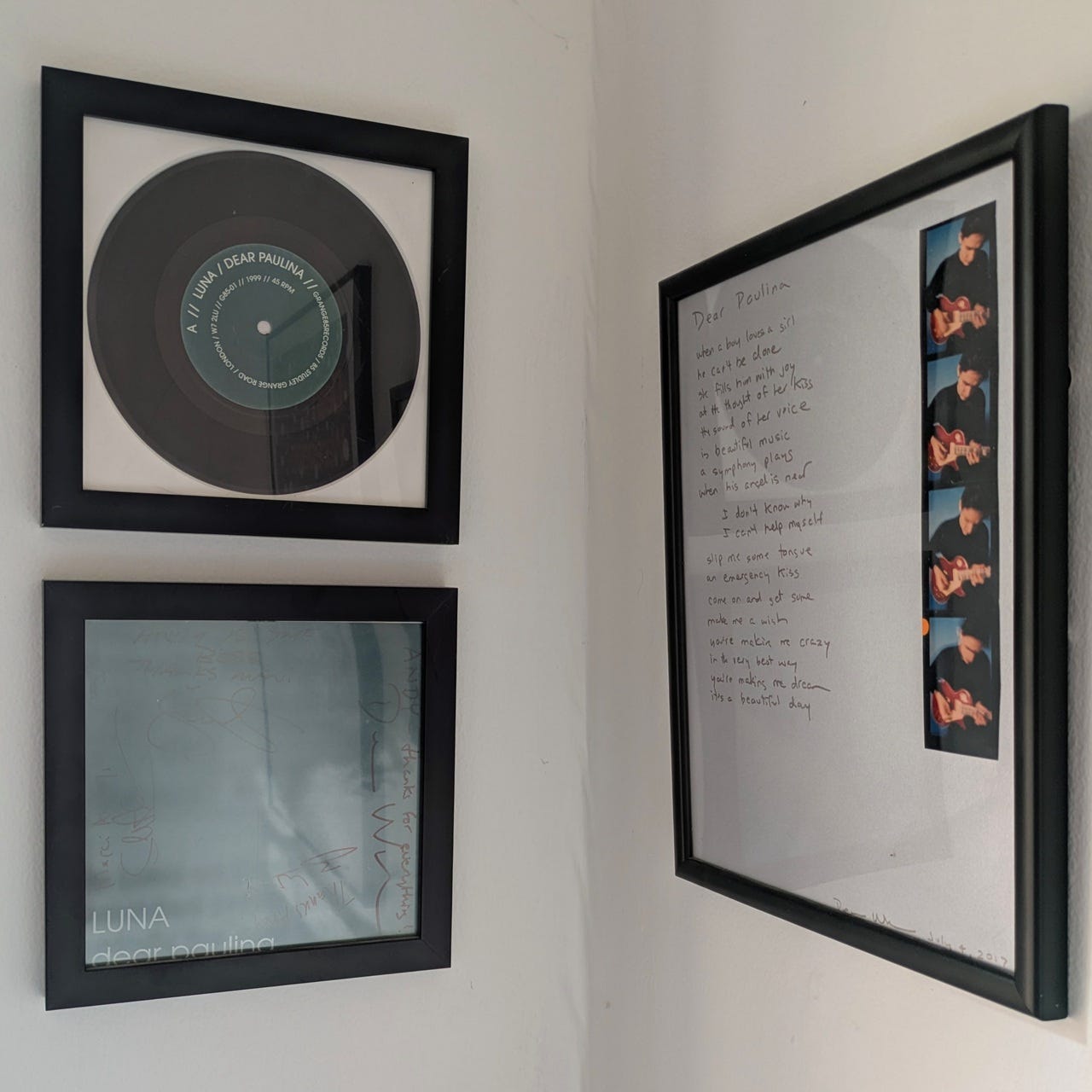 Dear Paulina in the AHFoW museum (aka my bedroom)