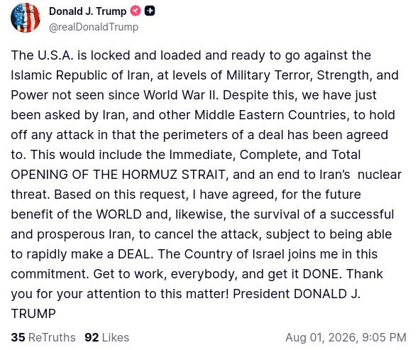Captain Singh, FICArb, 73K on X: "The real question is not whether Iran agreed—but whether the agreement exists beyond a Truth Social post. If the Strait reopens, we shall see. Until then, Captain Singh, FICArb, 73K on X: "The real question is not whether Iran agreed—but whether the agreement exists beyond a Truth Social post. If the Strait reopens, we shall see. Until then,
