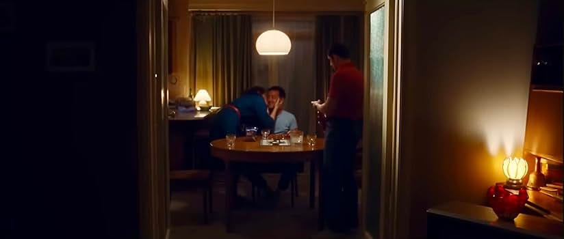 Jamie Bell, Andrew Scott, and Claire Foy in All of Us Strangers (2023)
