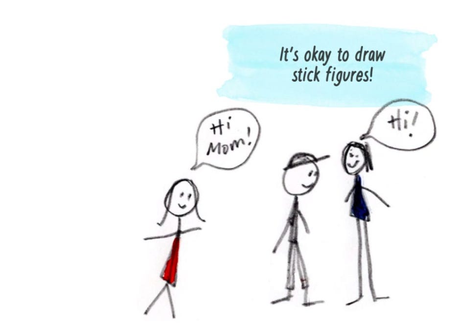 stick figures from Draw Your Day for Kids stick figures from Draw Your Day for Kids