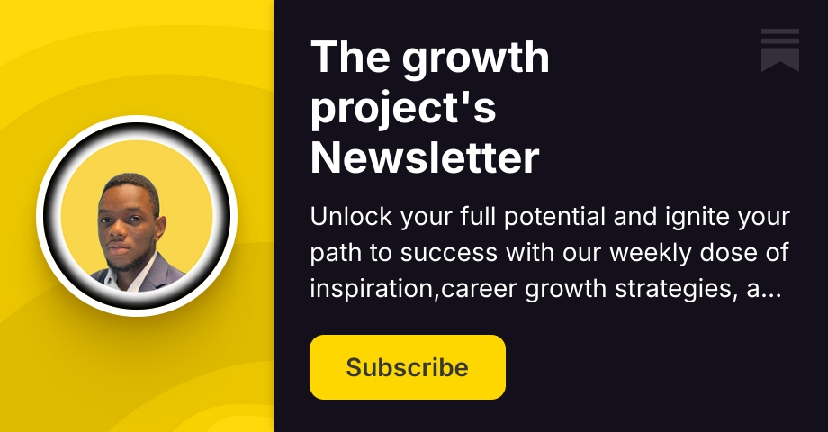 The growth project's Newsletter | David Atiogbe | Substack