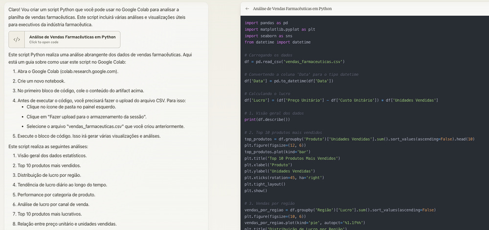 Utilizando IA para Criar o Código Python Utilizando IA para Criar o Código Python