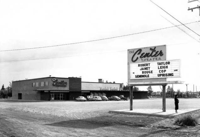 Center Movie Theatre in Spenard, Alaska.