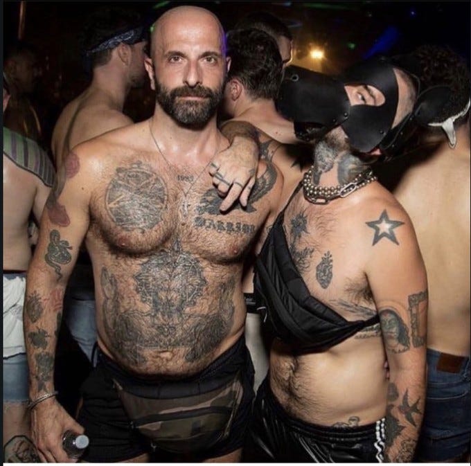 May be an image of 3 people, beard and people standing