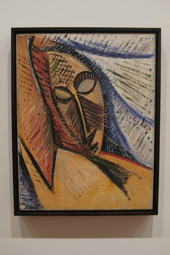 NYC - MoMA: Pablo Picasso's Head of a Sleeping Woman (Study for Nude with Drapery) NYC - MoMA: Pablo Picasso's Head of a Sleeping Woman (Study for Nude with Drapery)