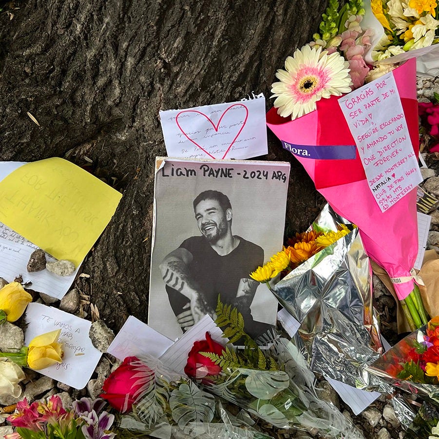 Liam Payne Memorial Pops Up Outside Argentina Hotel: Photos