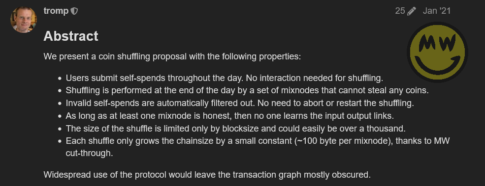Coinswap Proposal