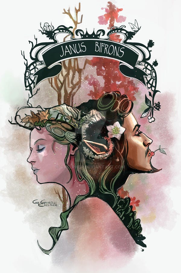 Janus Bifrons by Caelpher on DeviantArt