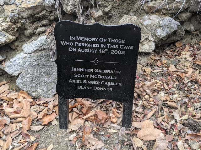 Plaque in remembrance of the perished